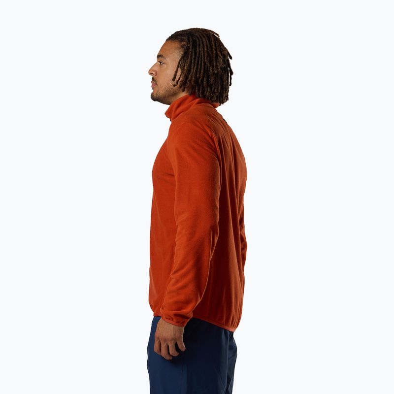 Pánská fleecová mikina Rossignol Quarter Zip Fleece rooibos tea 4