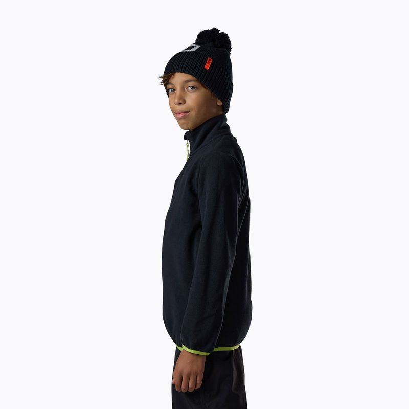 Dětská fleecová mikina Rossignol Quarter Zip Polar Fleece black 5