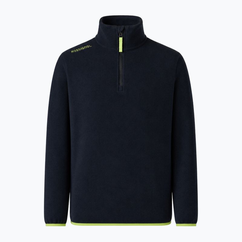 Dětská fleecová mikina Rossignol Quarter Zip Polar Fleece black 9