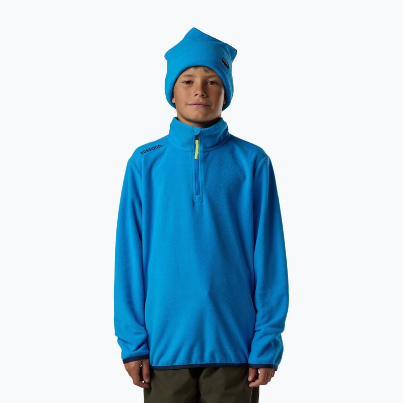 Dětská fleecová mikina Rossignol Quarter Zip Polar Fleece blazing blue 2