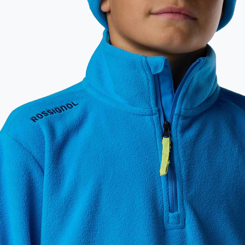 Dětská fleecová mikina Rossignol Quarter Zip Polar Fleece blazing blue 6