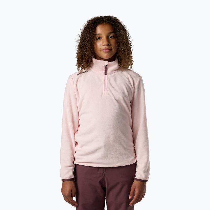 Dětská fleecová mikina Rossignol Quarter Zip Polar Fleece pale lilac 2