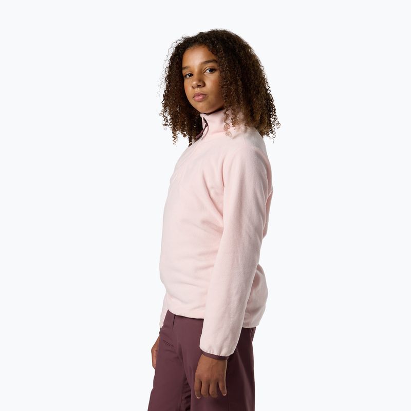 Dětská fleecová mikina Rossignol Quarter Zip Polar Fleece pale lilac 5