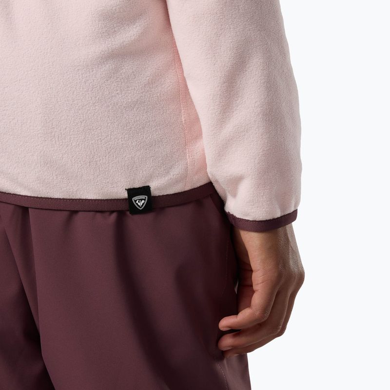 Dětská fleecová mikina Rossignol Quarter Zip Polar Fleece pale lilac 7