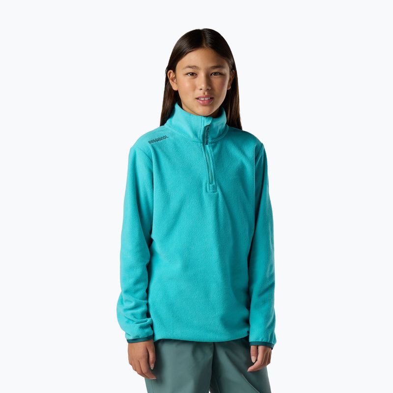 Dětská fleecová mikina Rossignol Quarter Zip Polar Fleece baltic 2
