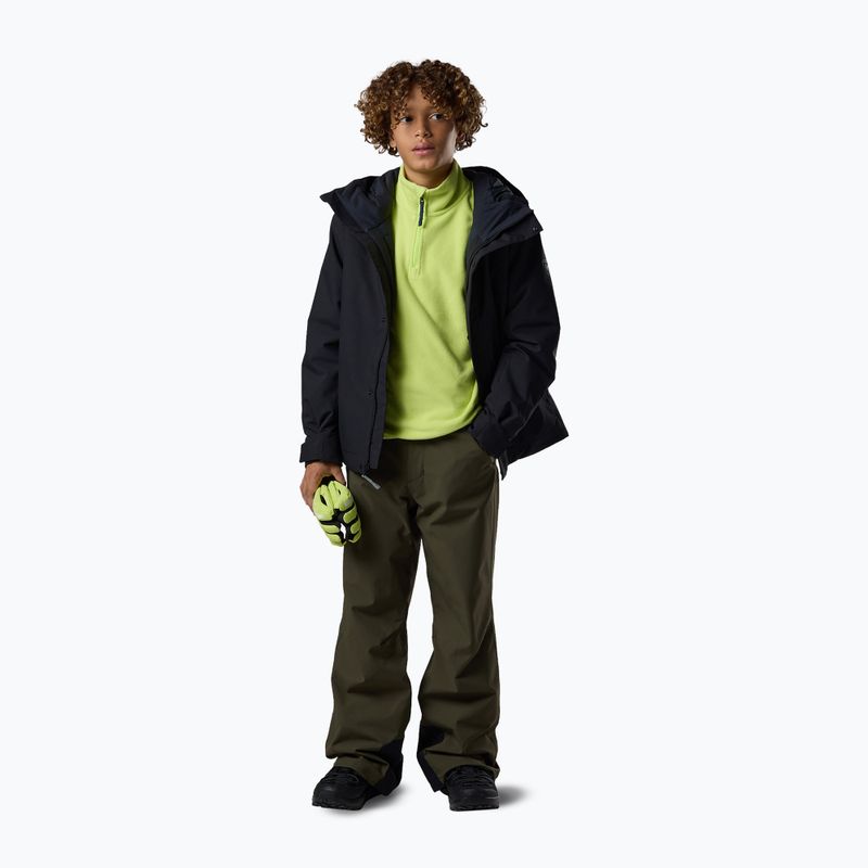 Dětská fleecová mikina Rossignol Quarter Zip Polar Fleece wild lime 3
