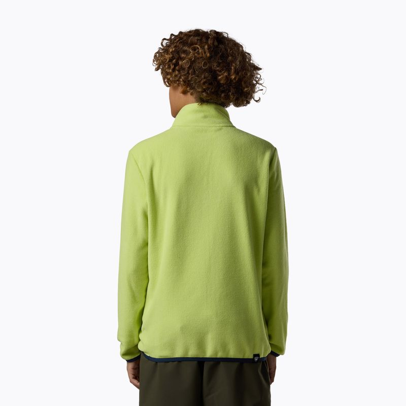 Dětská fleecová mikina Rossignol Quarter Zip Polar Fleece wild lime 4