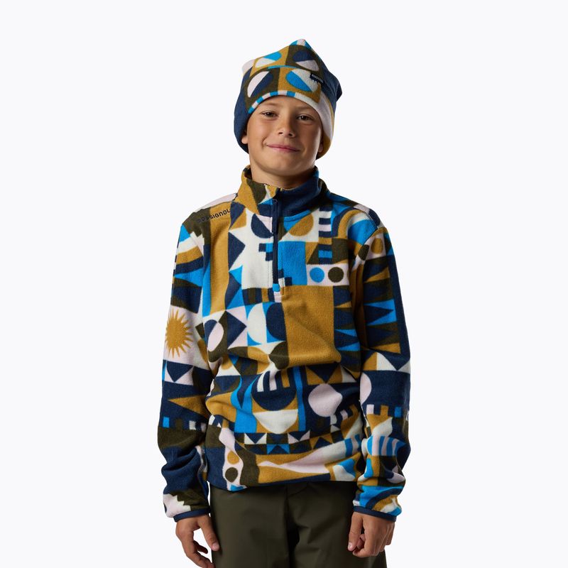 Dětská fleecová mikina Rossignol Quarter Zip Polar Fleece jr potpourri dazzle blue 2
