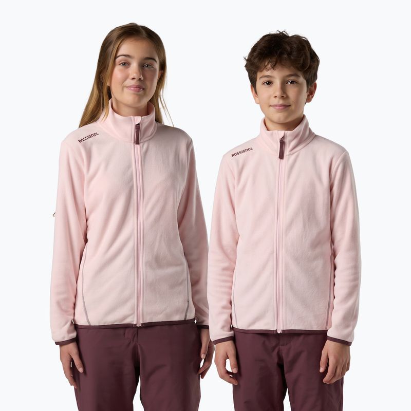 Dětská fleecová mikina Rossignol Polar Fleece pale lilac