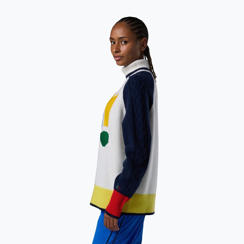 Dámský svetr Rossignol JCC Graphic Turtle Neck white 4