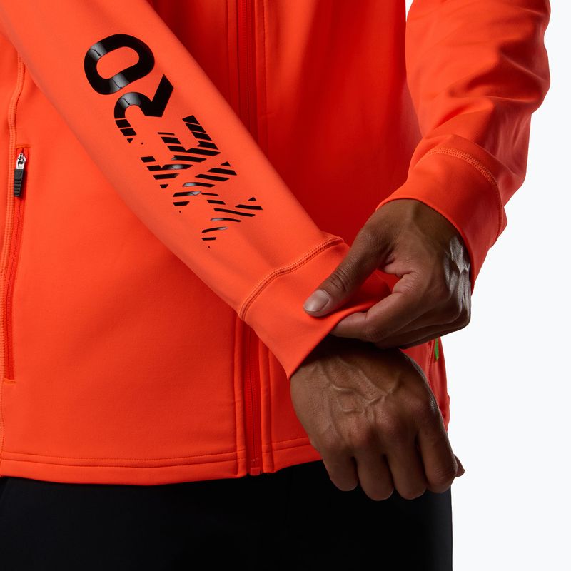 Pánská mikina Rossignol Hero Stretch Fleece neon red 6