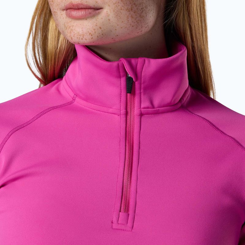 Dámská fleecová mikina Rossignol Mid Layer Stretch Half Zip electric fuchsia 5