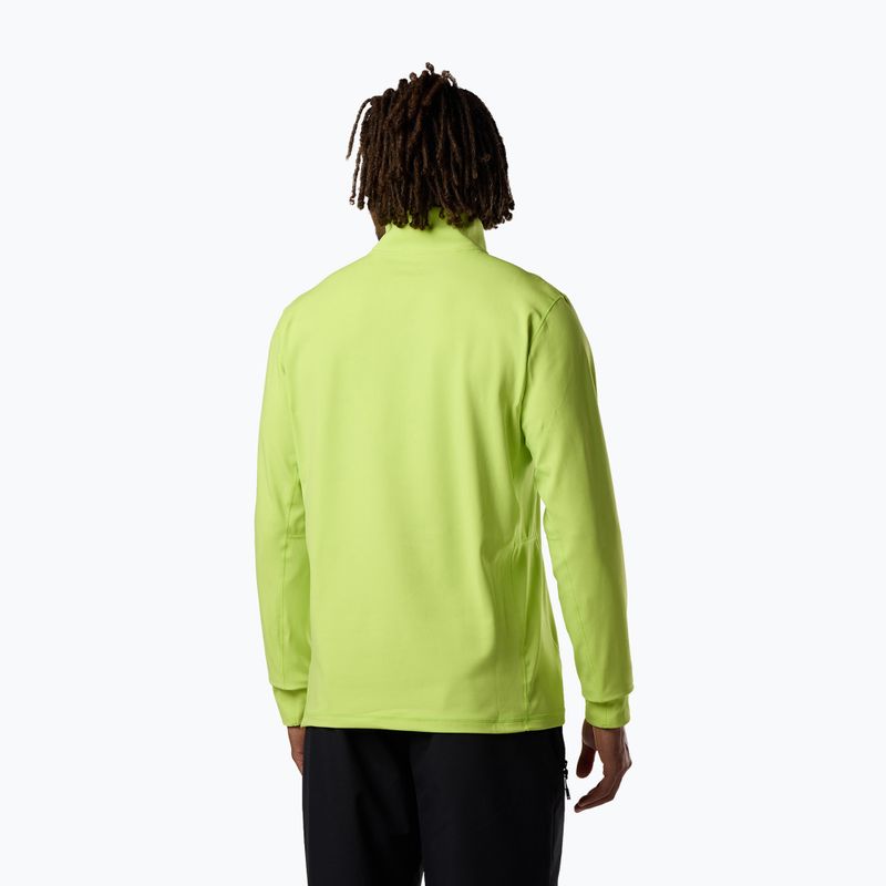 Pánská lyžařská mikina Rossignol Mid Layer Stertch Half Zip wild lime 3