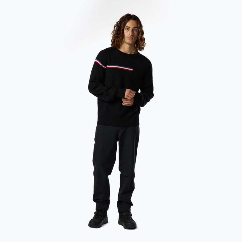 Pánský svetr Rossignol Odysseus Crew Merino black 2