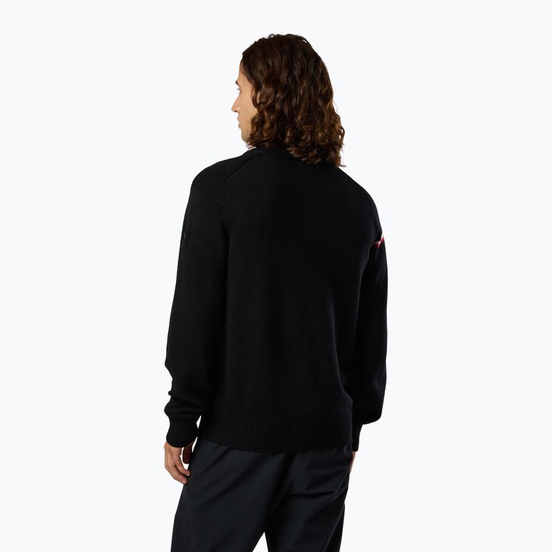Pánský svetr Rossignol Odysseus Crew Merino black 3