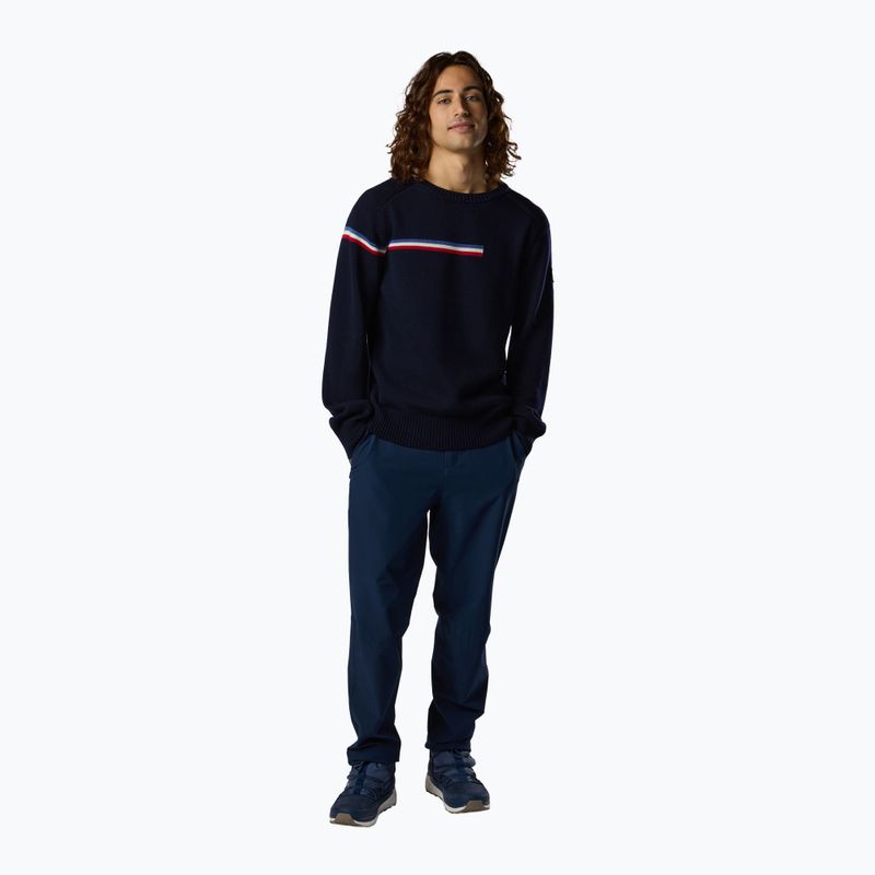 Pánský svetr Rossignol Odysseus Crew Merino dark navy 2