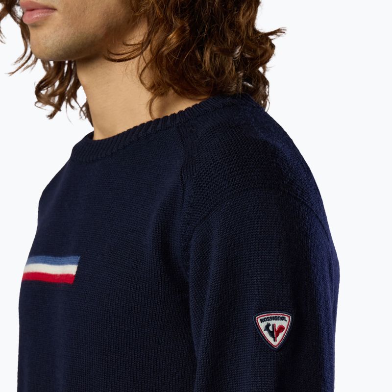 Pánský svetr Rossignol Odysseus Crew Merino dark navy 6