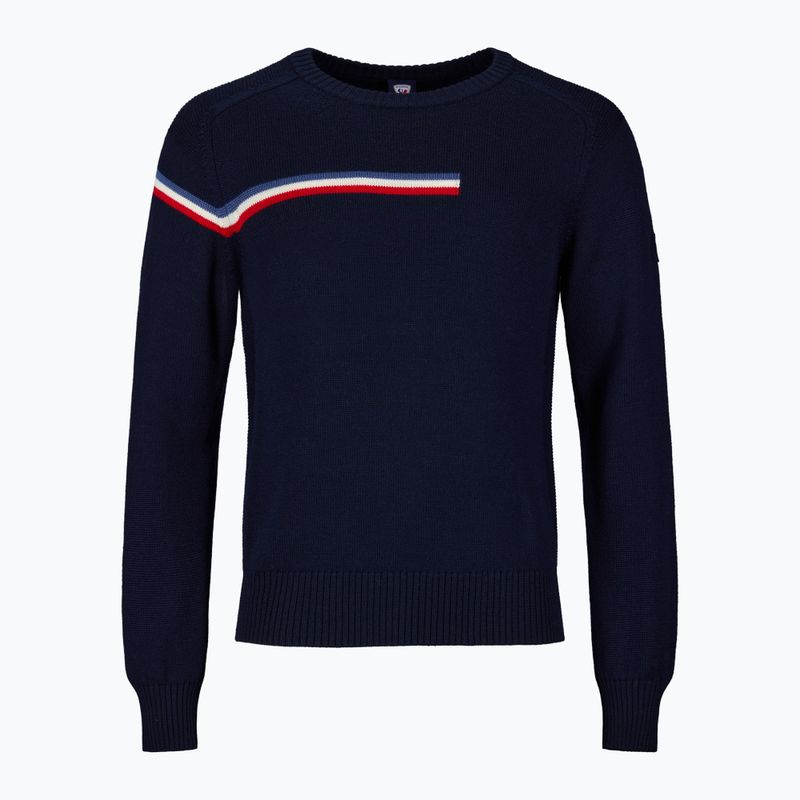 Pánský svetr Rossignol Odysseus Crew Merino dark navy 7