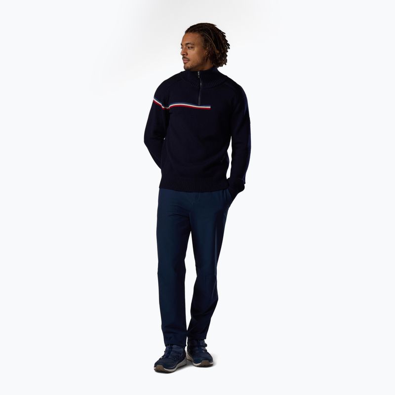 Pánský svetr Rossignol Odysseus Half Zip Merino dark navy 2