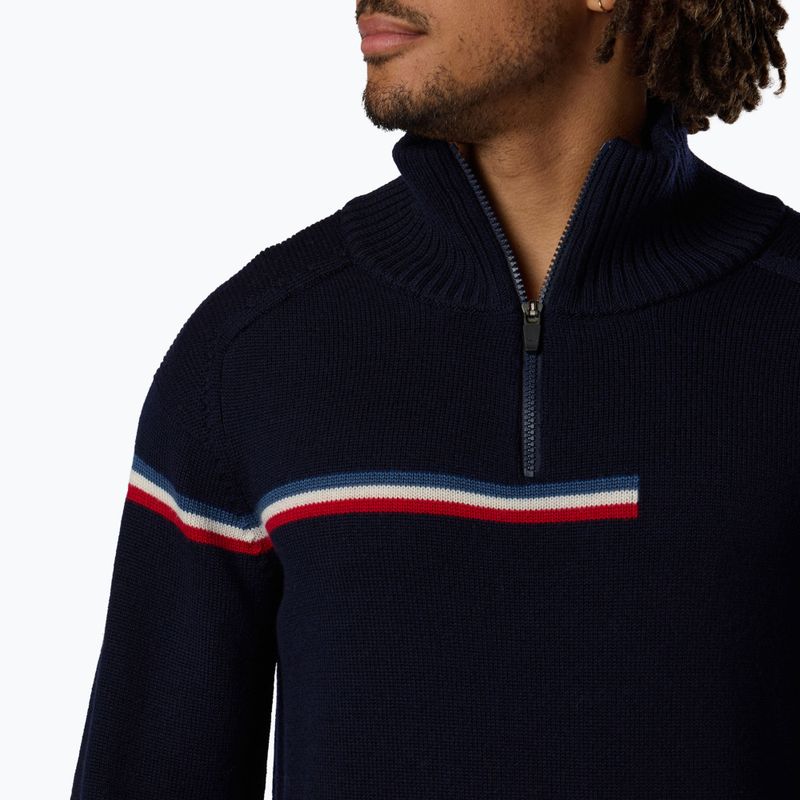 Pánský svetr Rossignol Odysseus Half Zip Merino dark navy 5