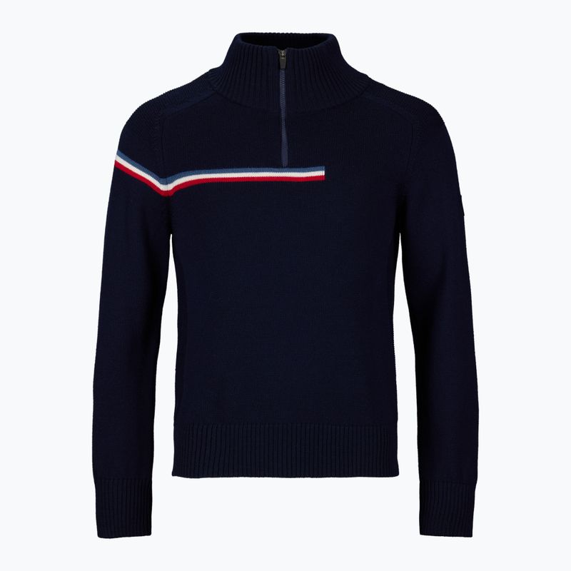 Pánský svetr Rossignol Odysseus Half Zip Merino dark navy 7