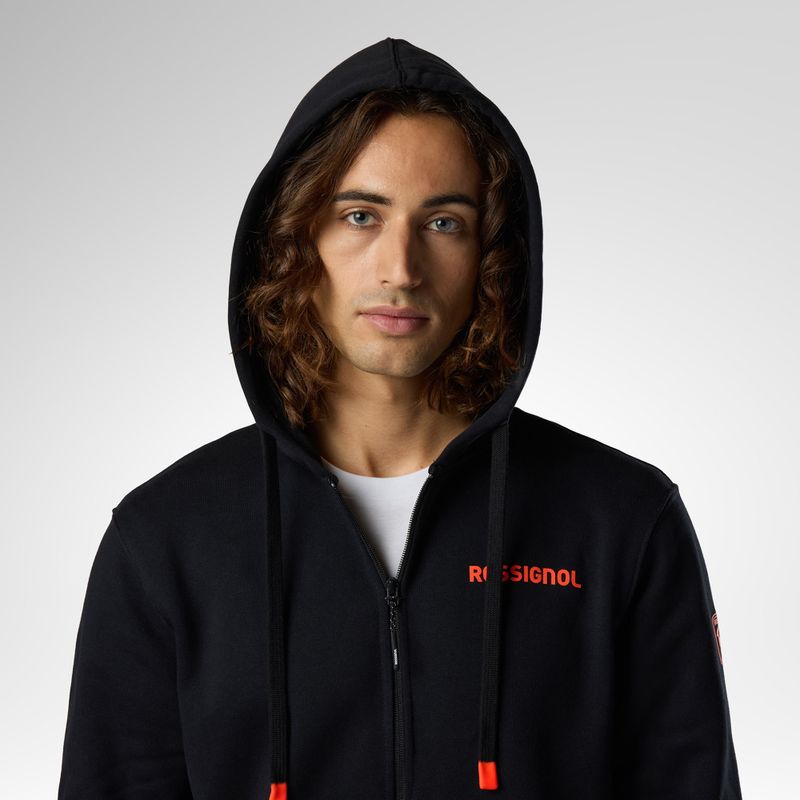 Pánská mikina Rossignol Hero Full Zip Hoodie black 5