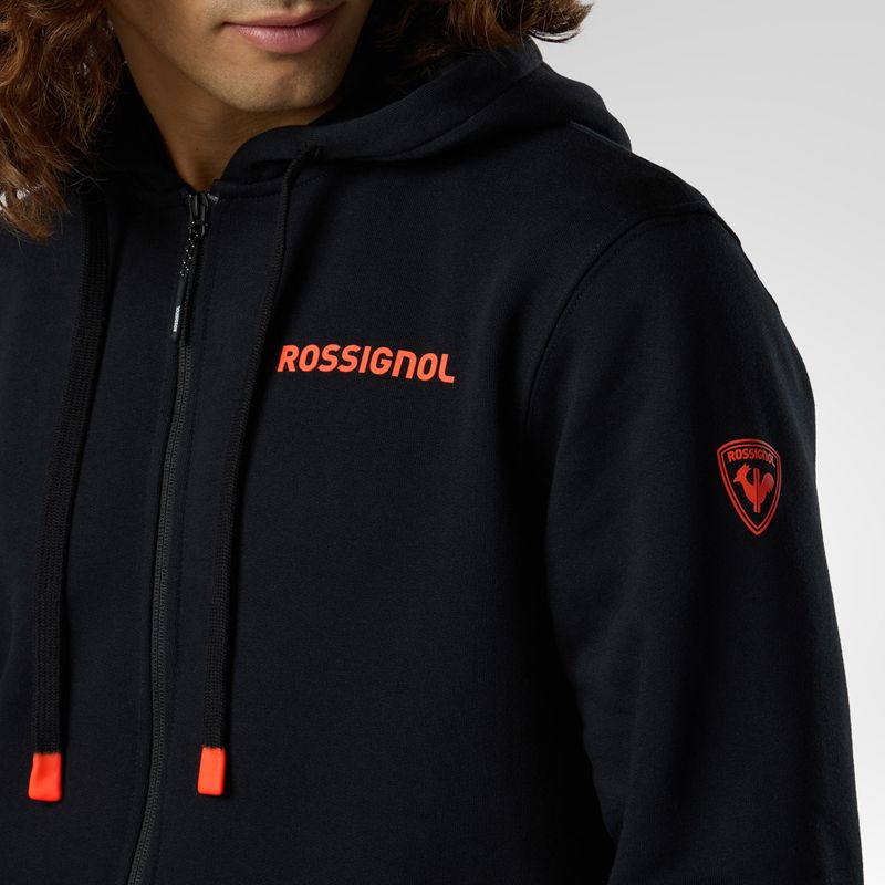 Pánská mikina Rossignol Hero Full Zip Hoodie black 6