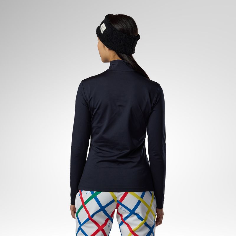 Dámská termo mikina Rossignol JCC Quarter Zip First Layer black 3