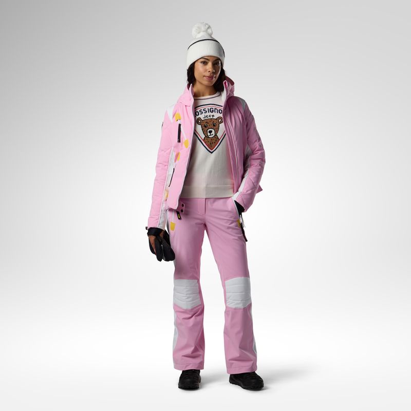 Dámské lyžařské kalhoty Rossignol JCC Valdiz new pink 2