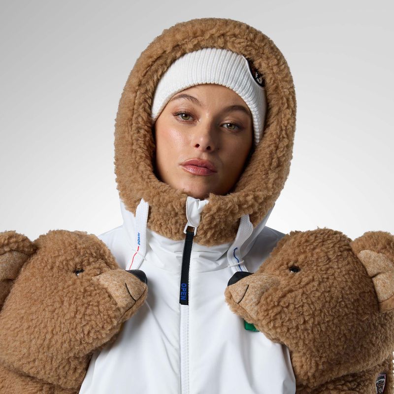 Dámská lyžařská bunda Rossignol JCC Teddy Hoodie white 5