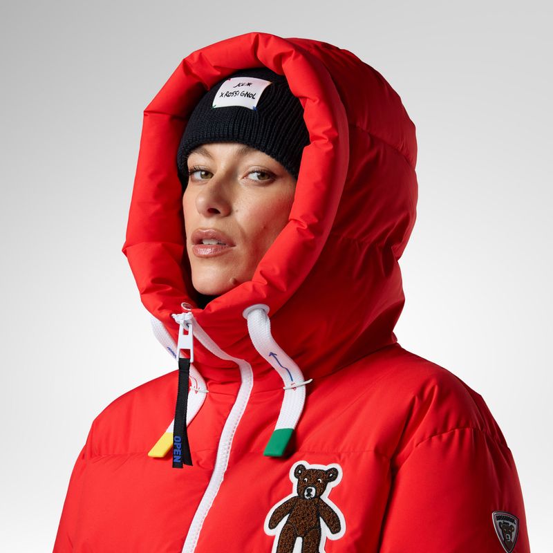 Dámská lyžařská bunda Rossignol JCC Allsnow Down red 6