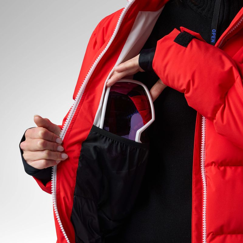 Dámská lyžařská bunda Rossignol JCC Allsnow Down red 7