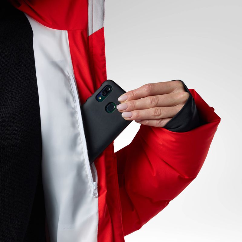 Dámská lyžařská bunda Rossignol JCC Allsnow Down red 8