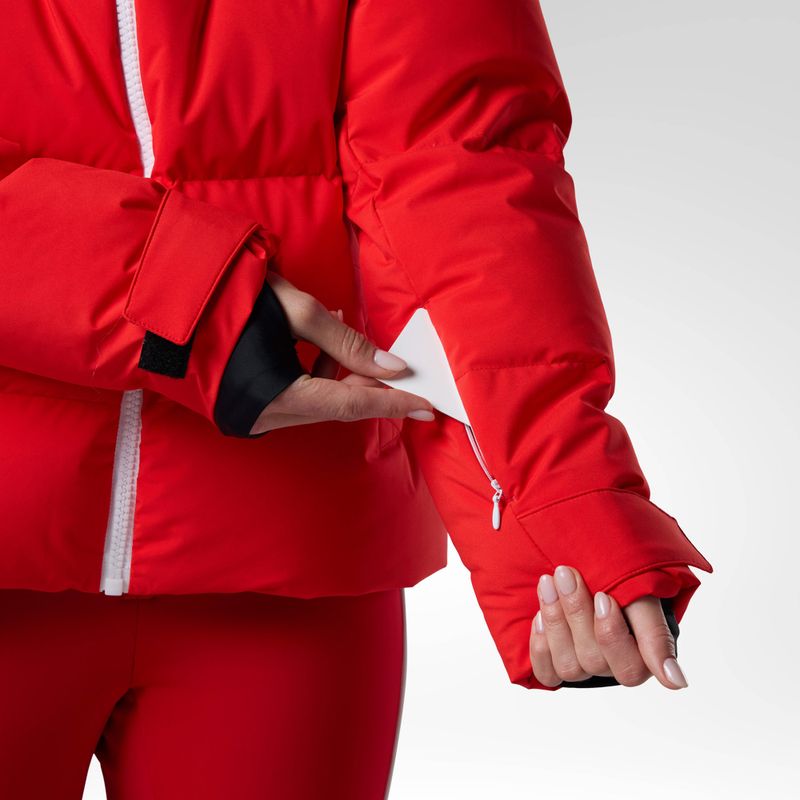Dámská lyžařská bunda Rossignol JCC Allsnow Down red 9