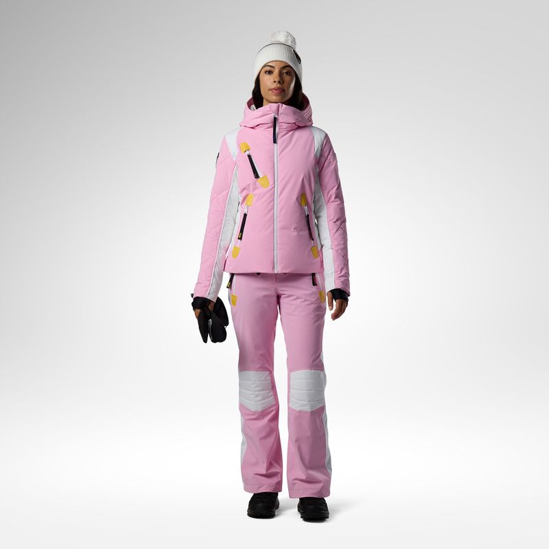 Dámská lyžařská bunda Rossignol JCC Valdiz Down new pink 2