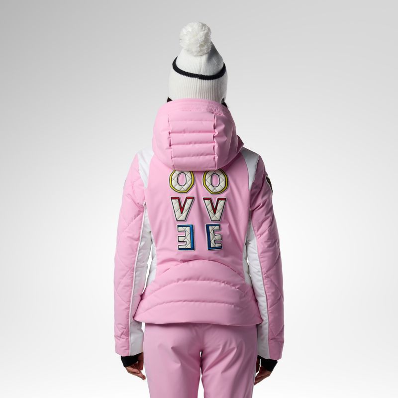 Dámská lyžařská bunda Rossignol JCC Valdiz Down new pink 3
