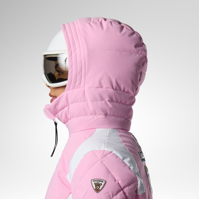 Dámská lyžařská bunda Rossignol JCC Valdiz Down new pink 5