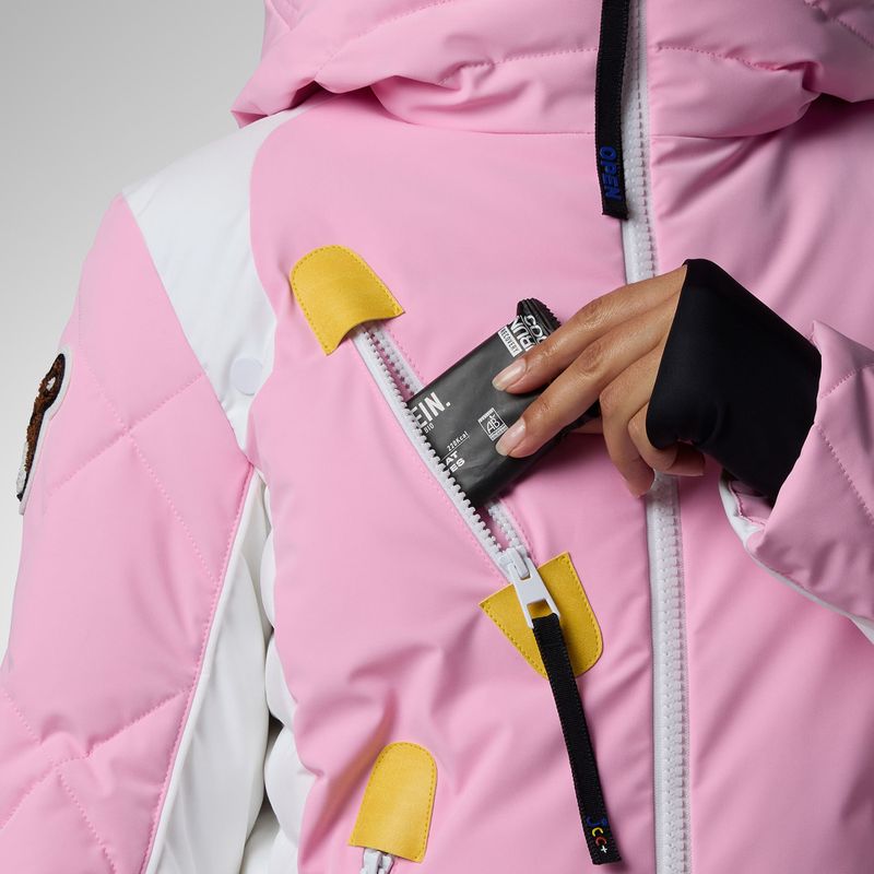 Dámská lyžařská bunda Rossignol JCC Valdiz Down new pink 7