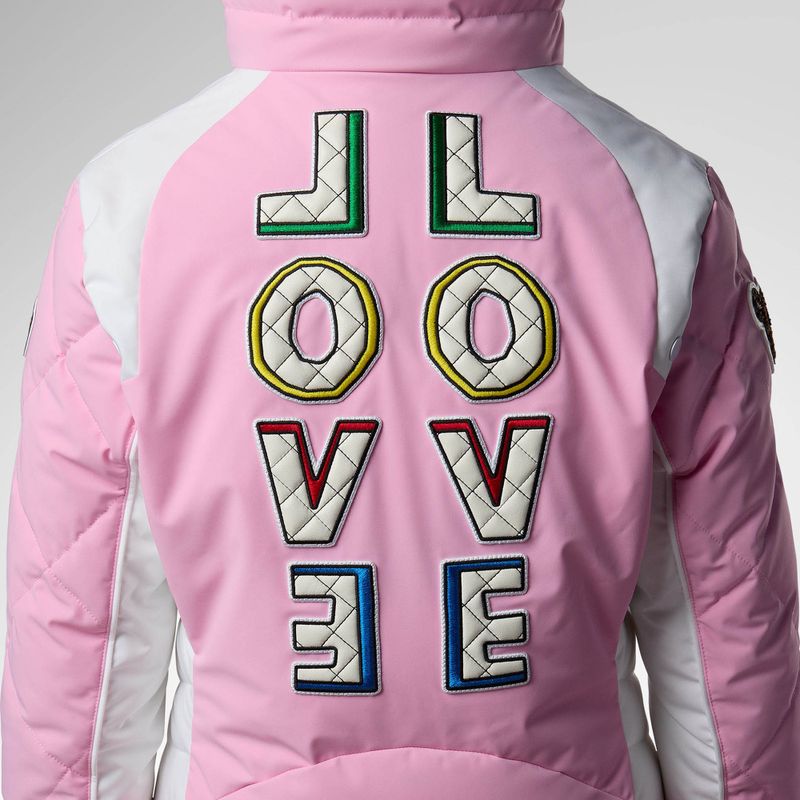 Dámská lyžařská bunda Rossignol JCC Valdiz Down new pink 8