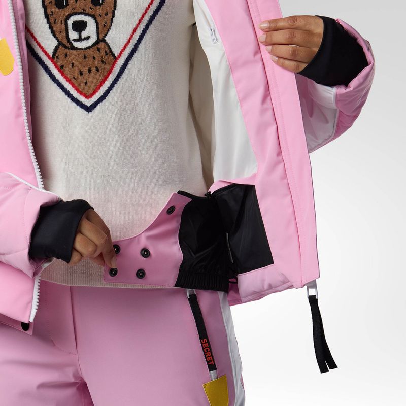Dámská lyžařská bunda Rossignol JCC Valdiz Down new pink 13
