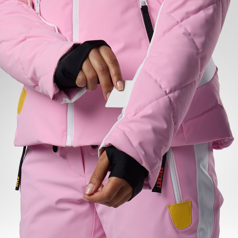 Dámská lyžařská bunda Rossignol JCC Valdiz Down new pink 14