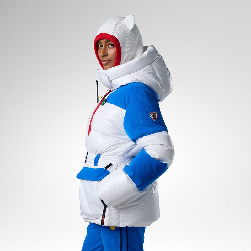 Dámská lyžařská bunda Rossignol JCC Corduroy Down white 4