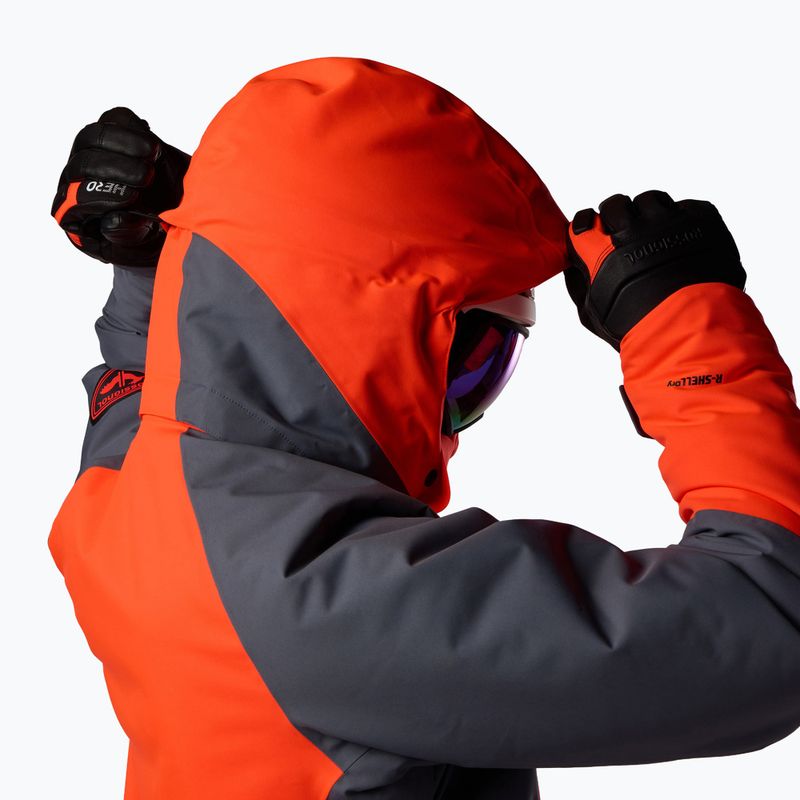 Pánská lyžařská bunda Rossignol Hero Insulated neon red 8