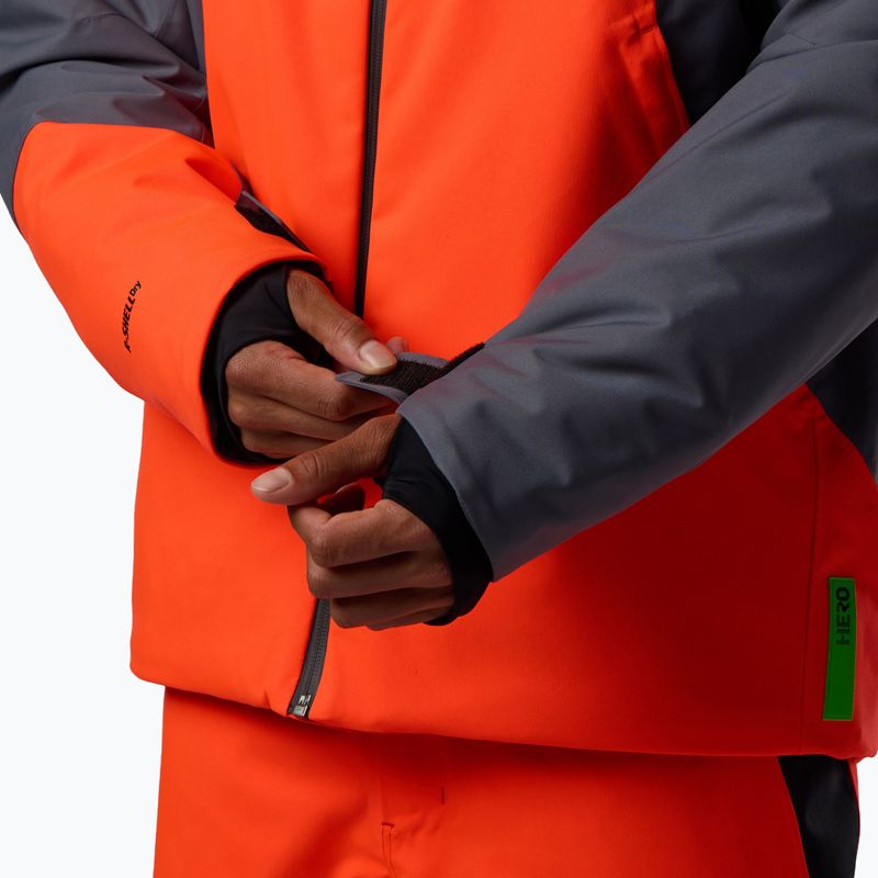 Pánská lyžařská bunda Rossignol Hero Insulated neon red 11