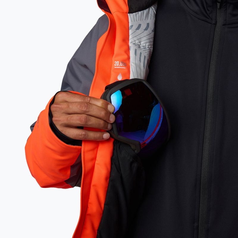 Pánská lyžařská bunda Rossignol Hero Insulated neon red 13