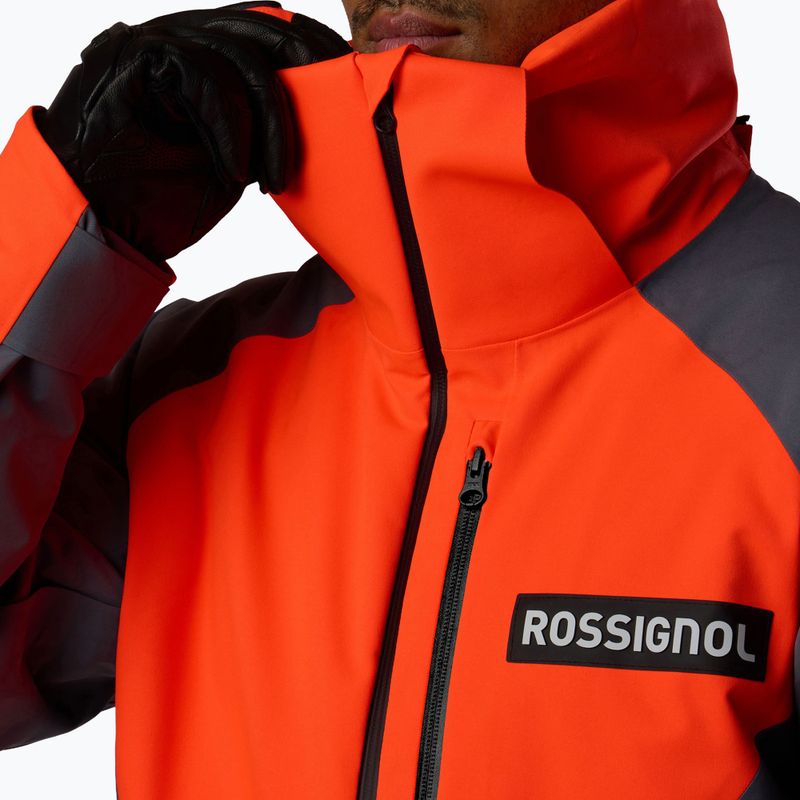Pánská lyžařská bunda Rossignol Hero Insulated neon red 16