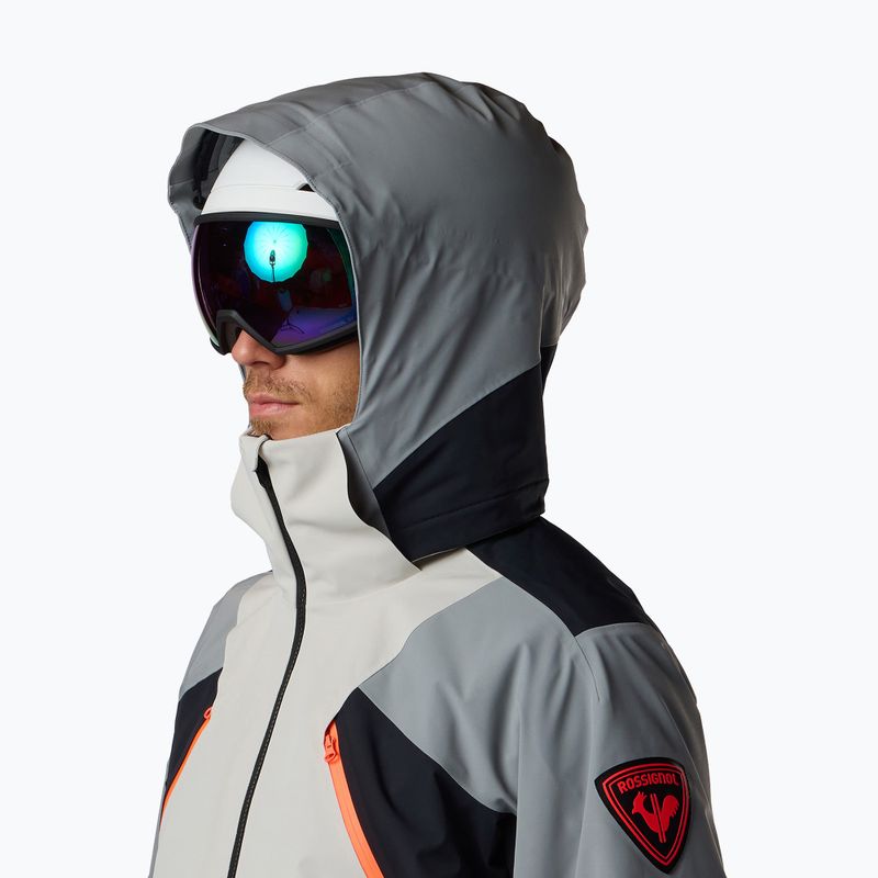 Pánská lyžařská bunda Rossignol Hero 4WS Insulated llght grey 5