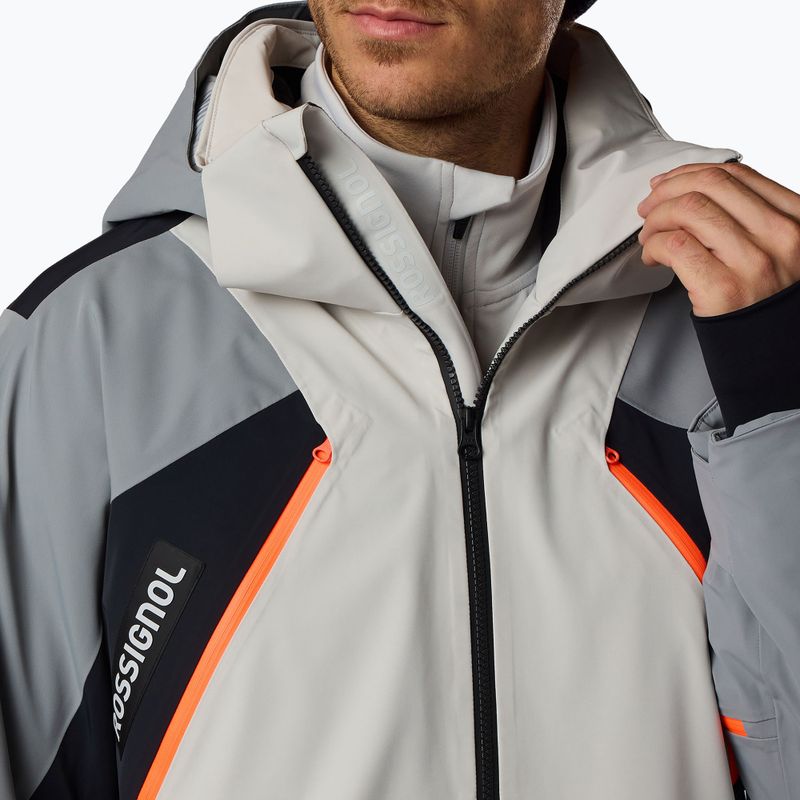 Pánská lyžařská bunda Rossignol Hero 4WS Insulated llght grey 7