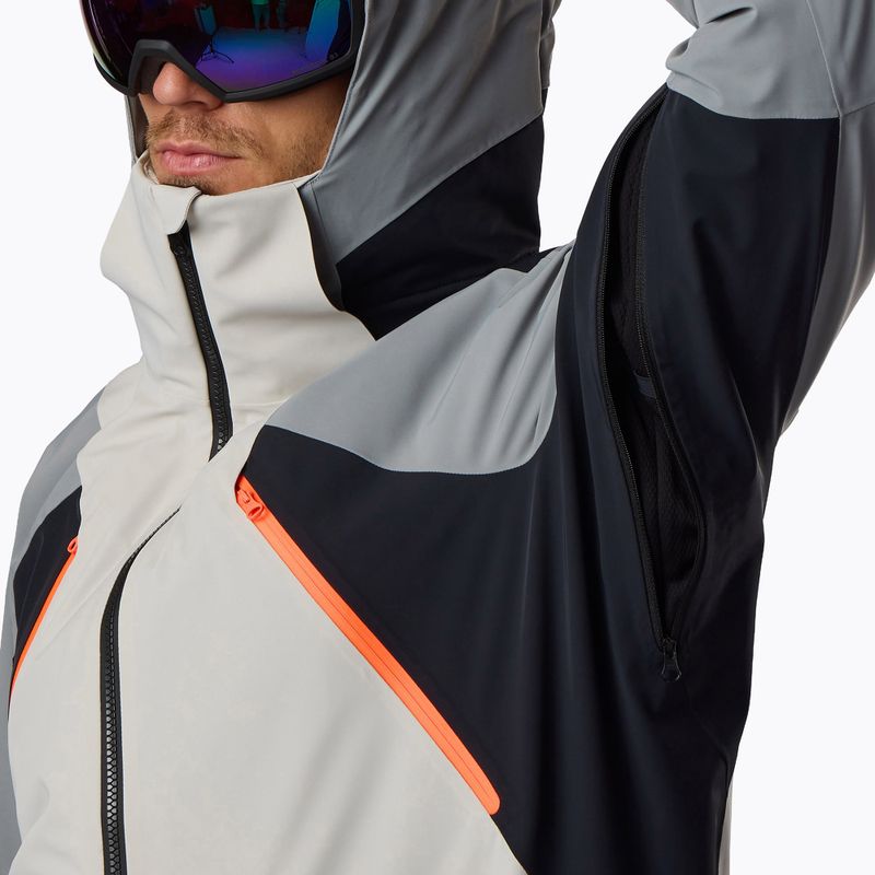Pánská lyžařská bunda Rossignol Hero 4WS Insulated llght grey 8
