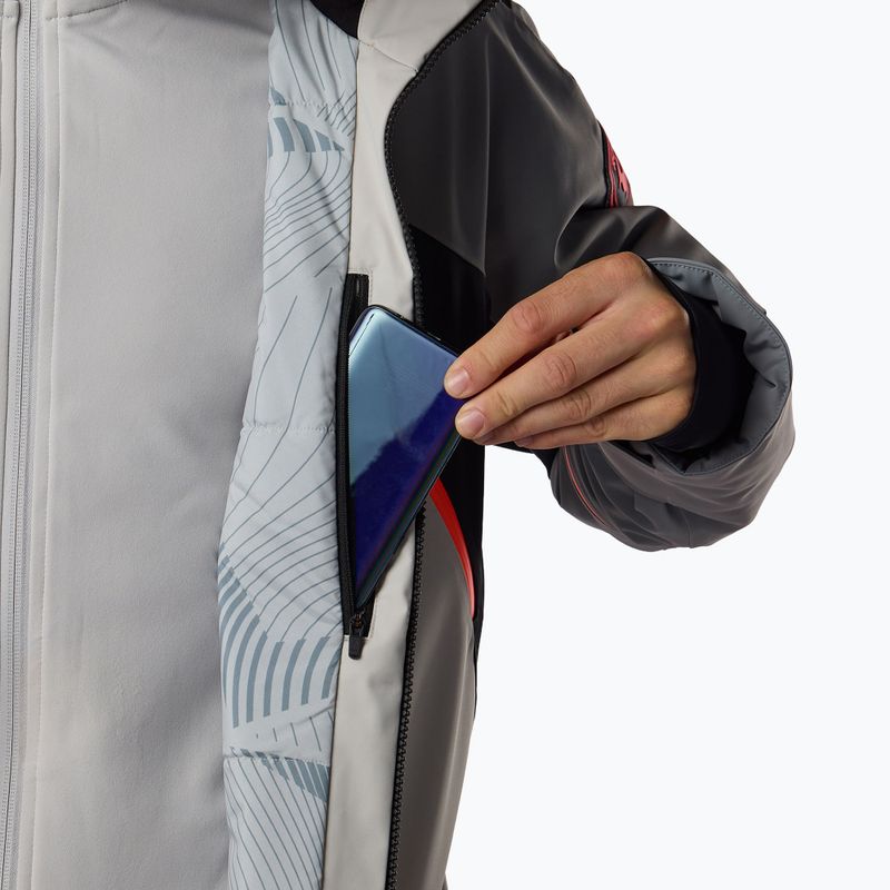 Pánská lyžařská bunda Rossignol Hero 4WS Insulated llght grey 12
